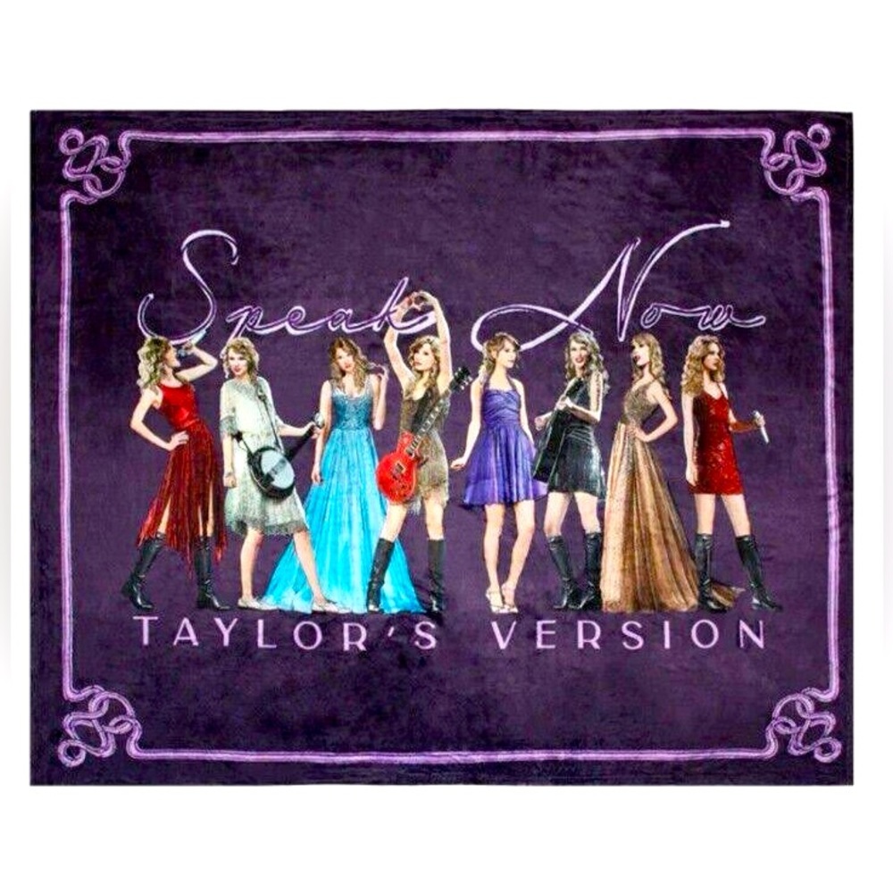 NWT Limited Edition Taylor Swift Speak Now Eras Tour Blanket